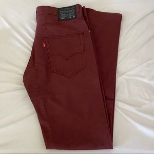 Levi's 511 Jeans, Maroon